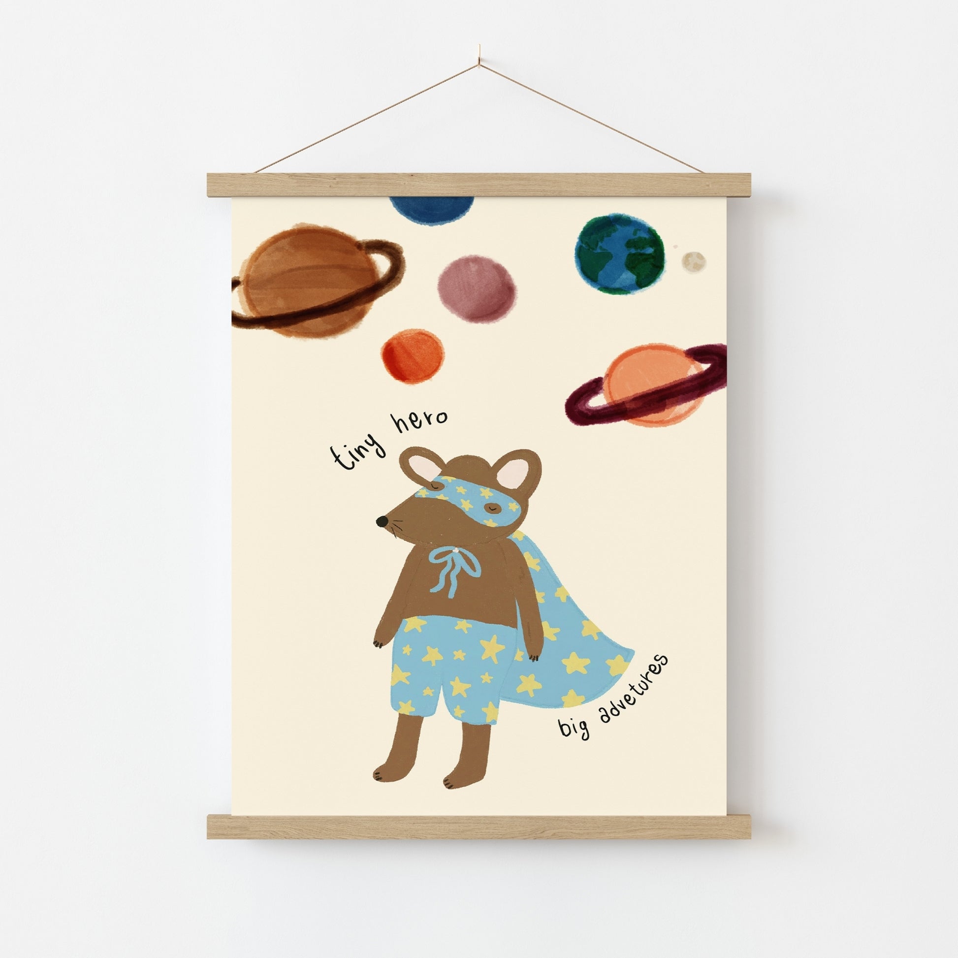 Tiny Hero Big Adventures, Space Nursery Decor