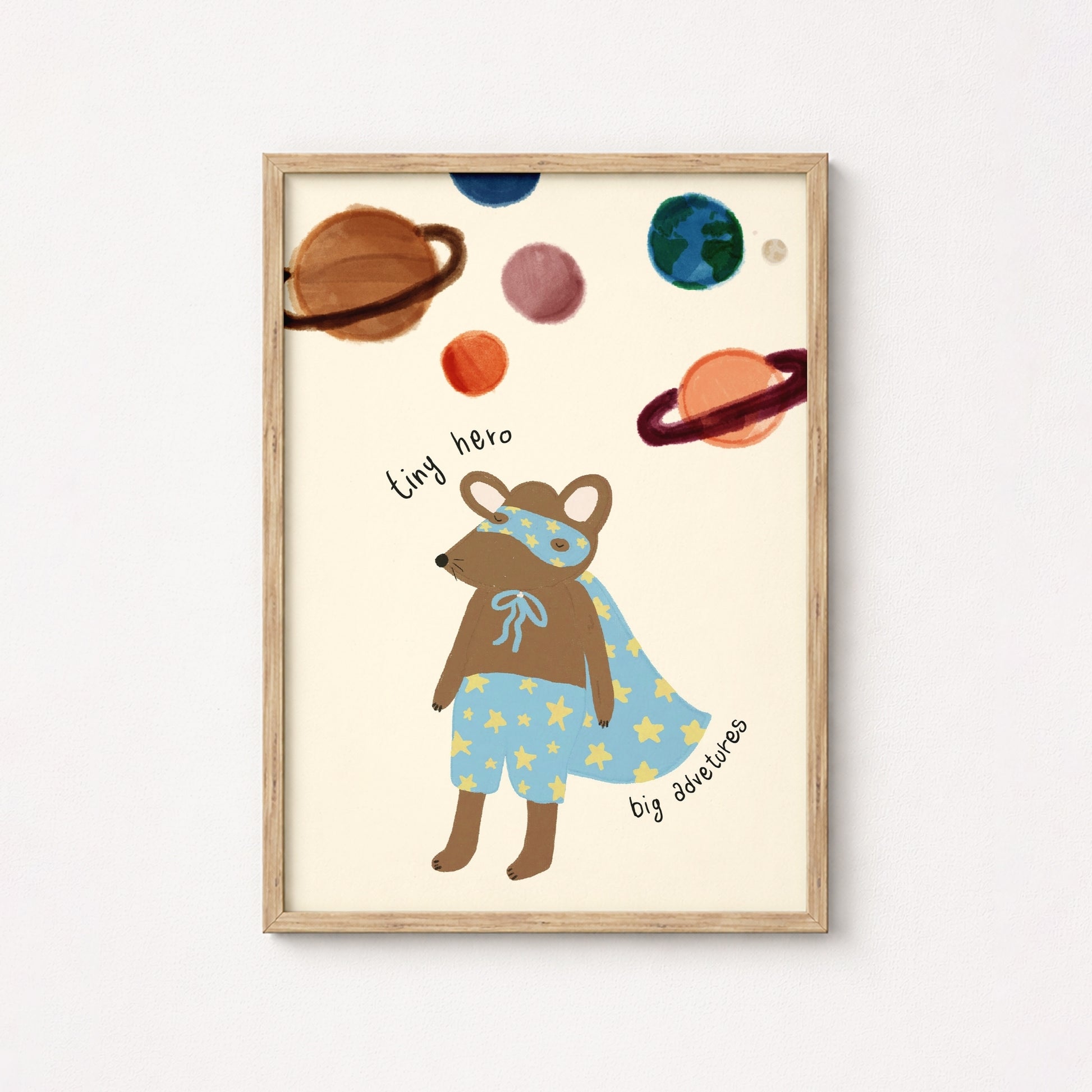 Tiny Hero Big Adventures, Space Nursery Decor
