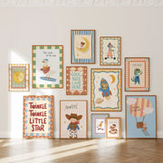 Whimsical Nursery Wall Art Set – 30 Printable Designs