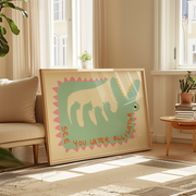 Funny Alligator – Nursery & Kids Wall Art