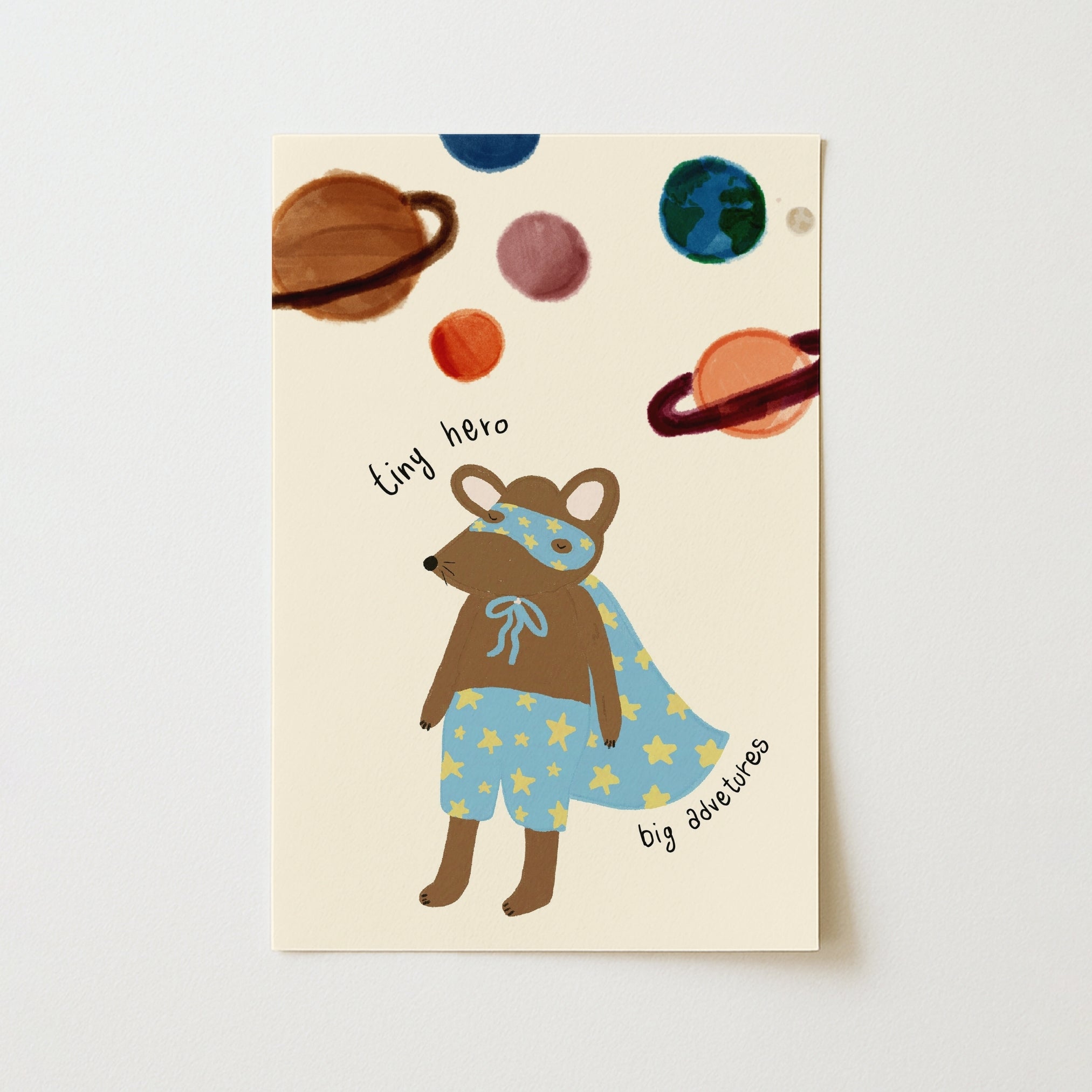 Tiny Hero Big Adventures, Space Nursery Decor