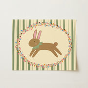 Whimsical Baby Bunny Decor – Décoration murale pour chambre de bébé et d’enfant