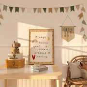 Always Follow Your Wildest Dreams – Nursery & kids wall art