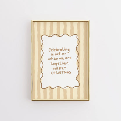 Cozy Holiday Quote Print