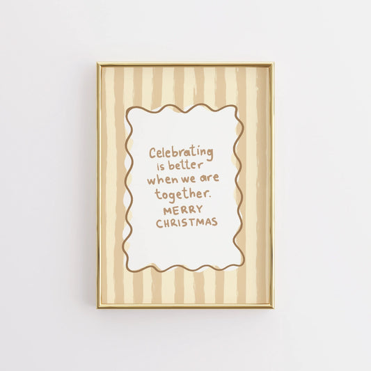 Cozy Holiday Quote Print