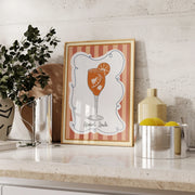 Aperol Spritz Cocktail – Kitchen Wall Art