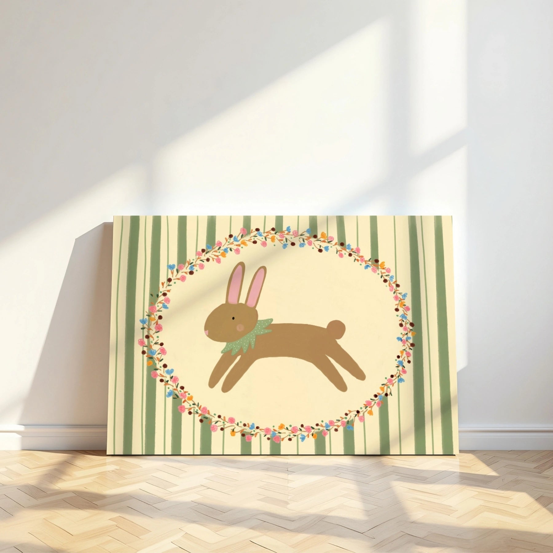 Whimsical Baby Animal Canvas Decor