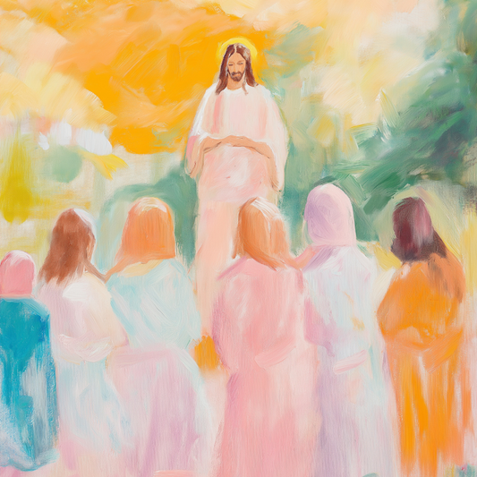Jesus and Women – Feminine Christian Wall Art