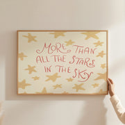 More Than All the Stars – Nursery & kids wall art