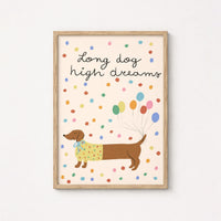 Cute Dachshund Wall Art