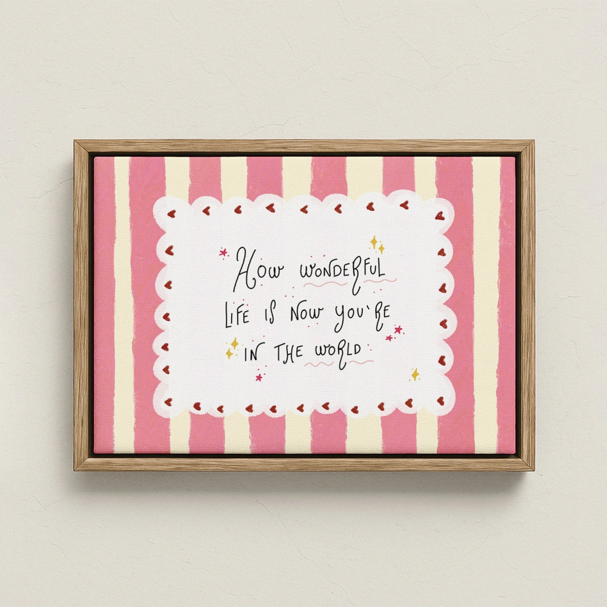 Framed canvas
