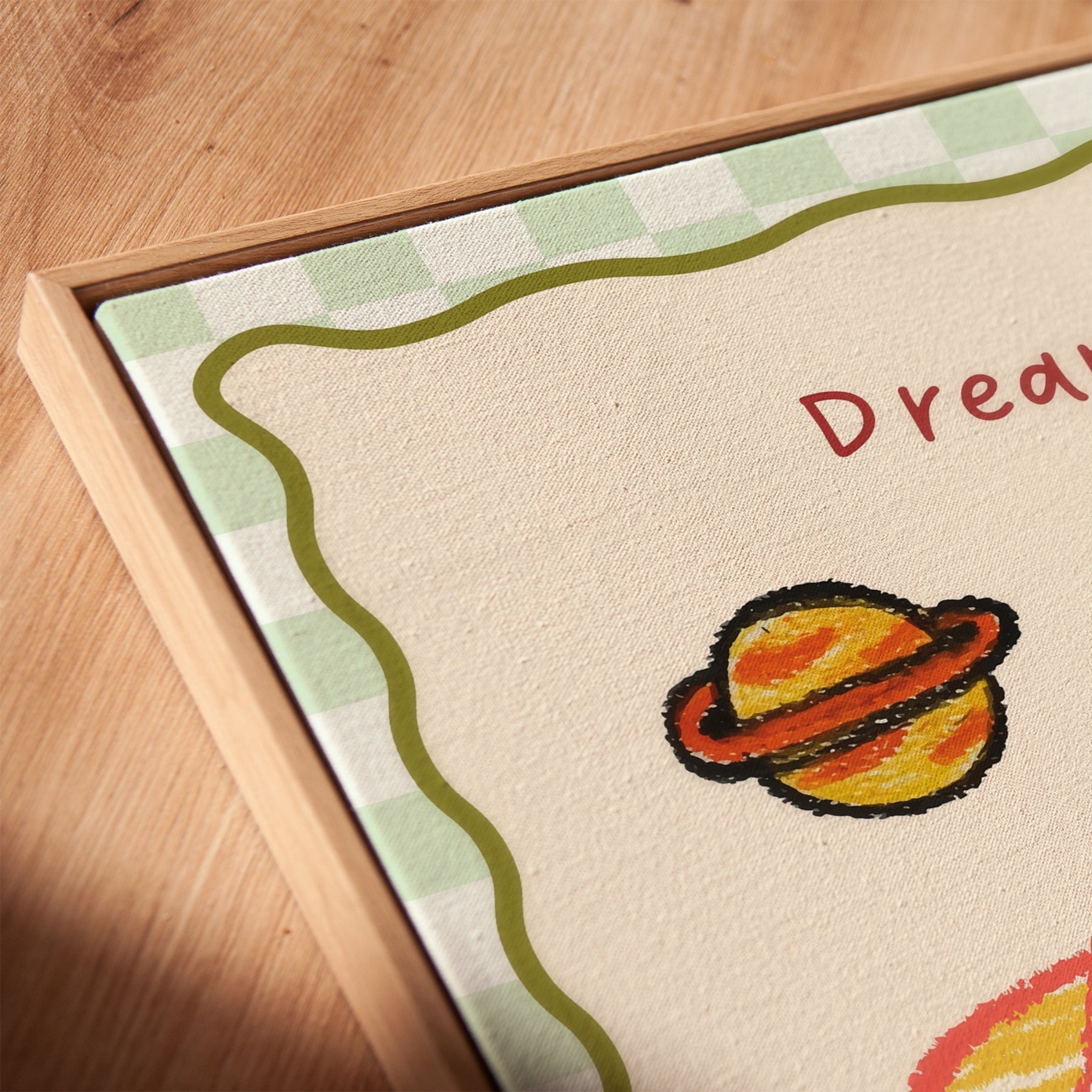 Rocket Nursery Canvas Print, Dream Big Fly High