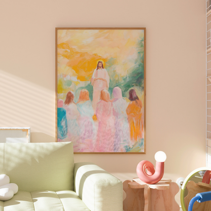 Jesus and Women – Feminine Christian Wall Art