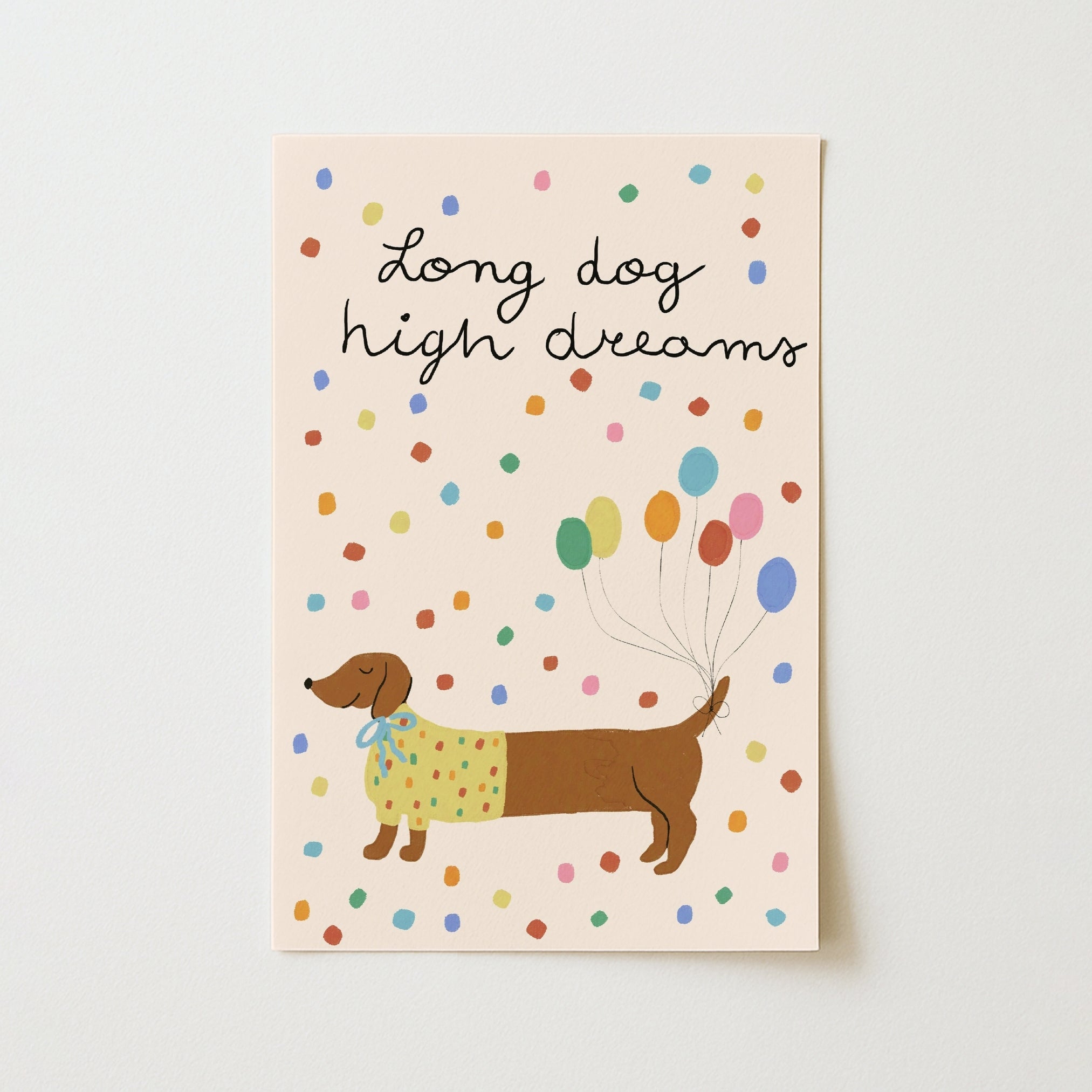 Cute Dachshund Wall Art