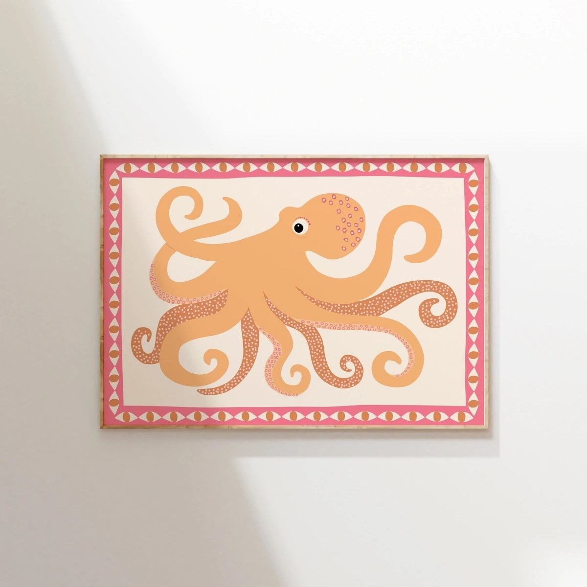 Octopus Wall Art Decor, Coastal Wall Decor