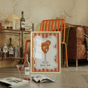 Aperol Spritz Cocktail – Kitchen Wall Art