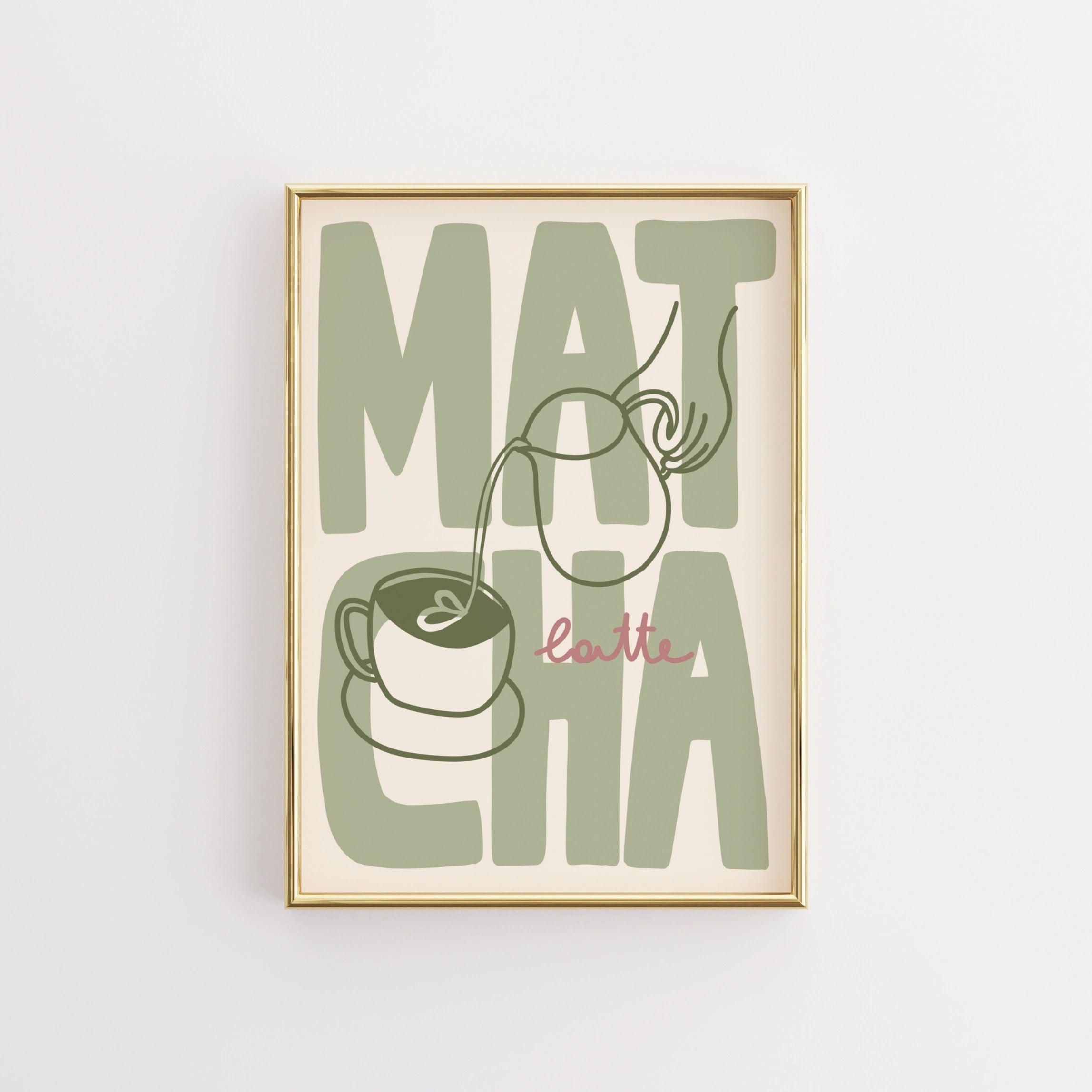 Poster per amanti del matcha