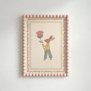 Floral Bunny – Nursery & kids wall art