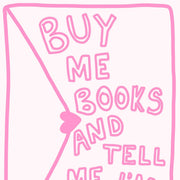 Buy Me Books Pink – Arte de pared literario