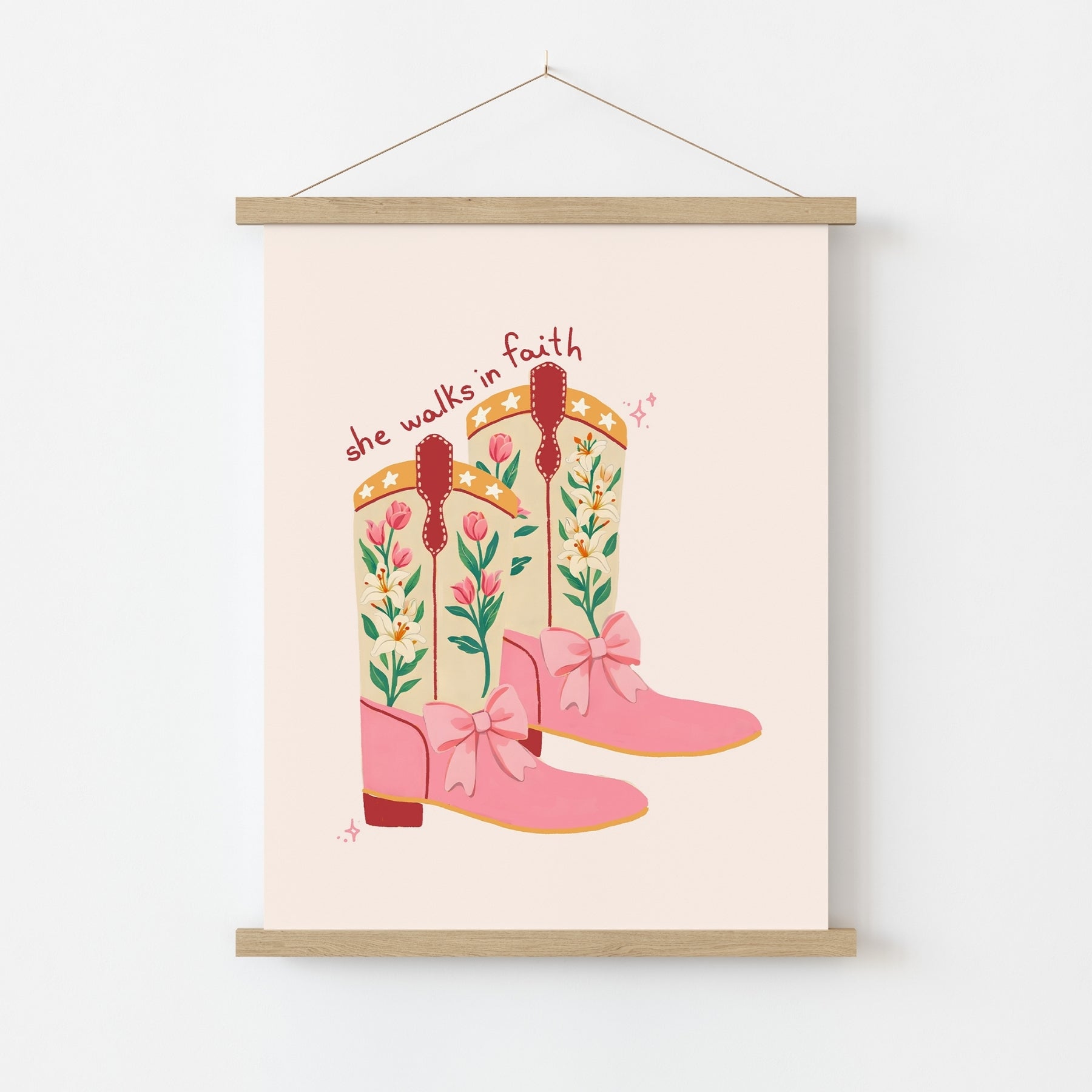 Feminine Faith Decor, Christian Wall Decor