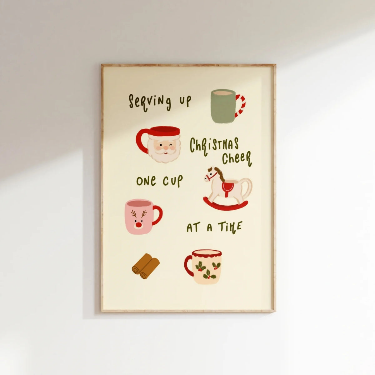 Christmas Cheer Coffee Mugs – Póster de Navidad