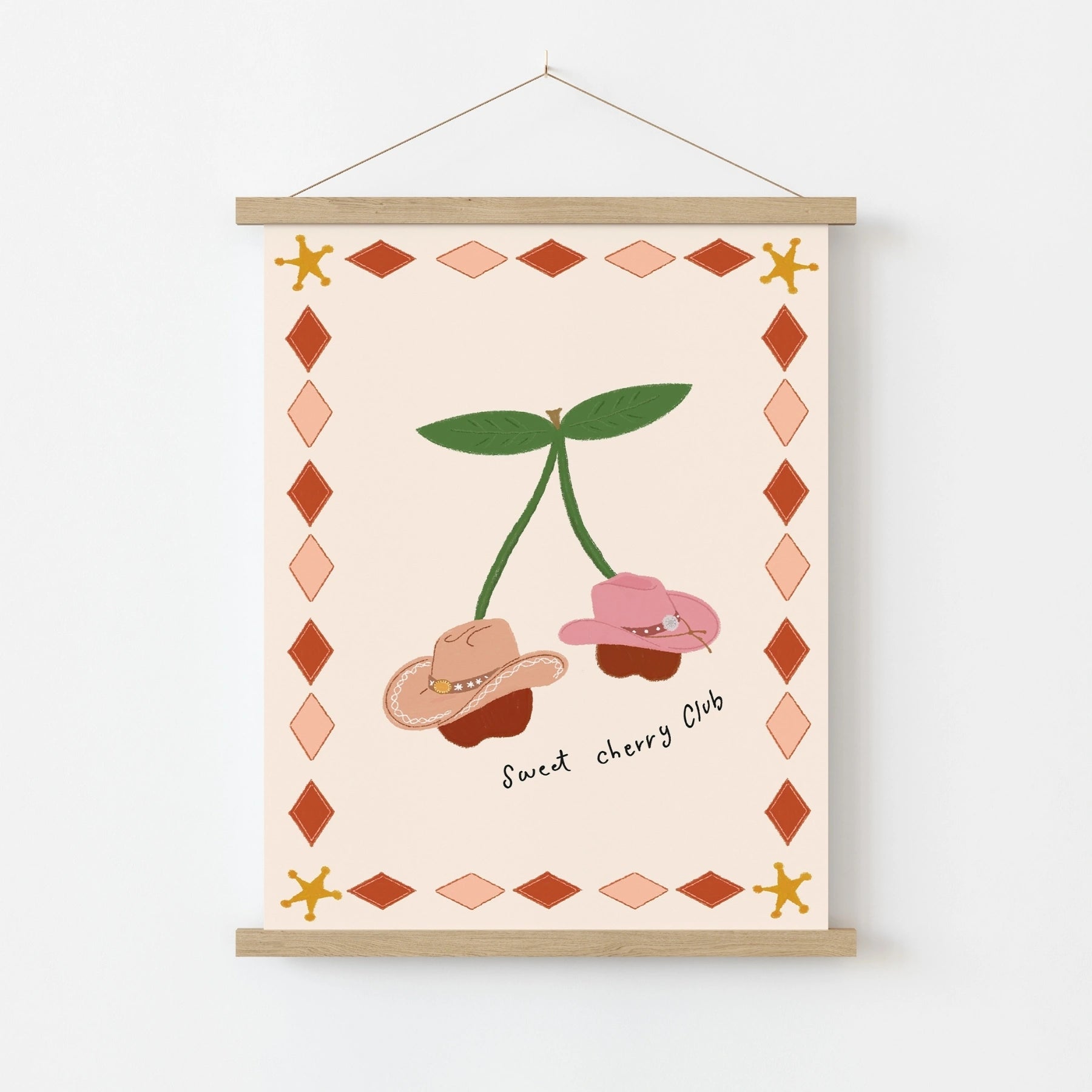 Affiche « Sweet Cherry Club »