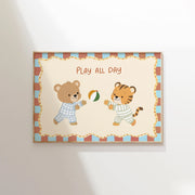 Whimsical Ball Game – Poster per bambini