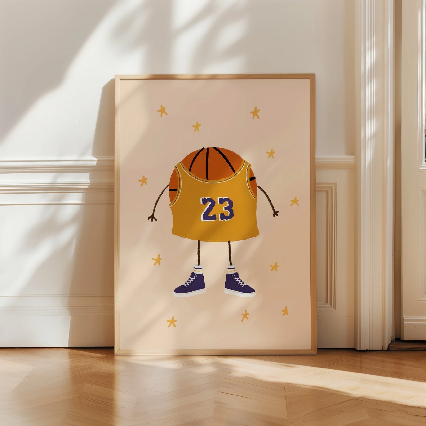 Basketball Nursery Wall Art