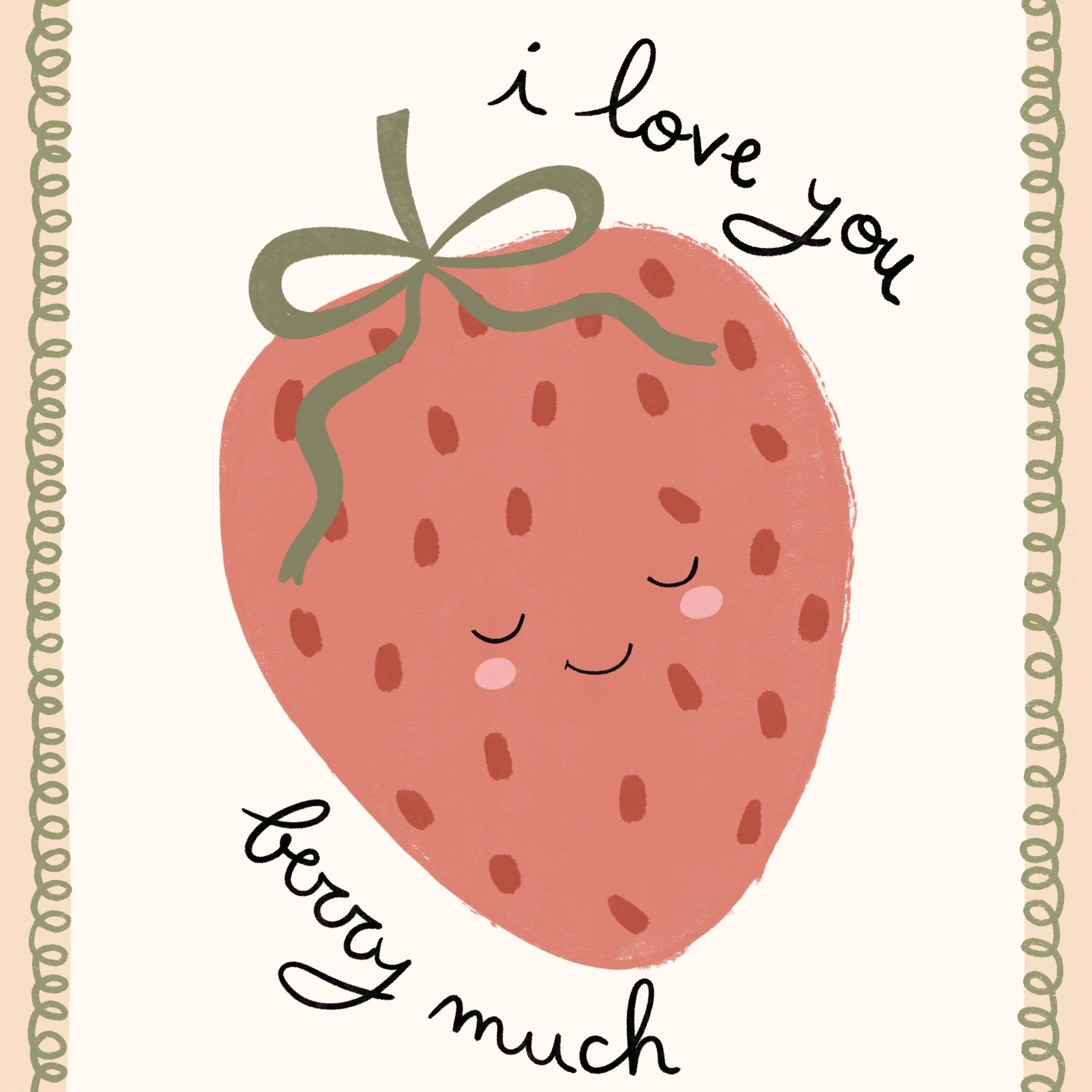 Strawberry Nursery Wall Art