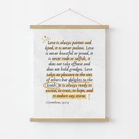 1 Corinthians 13 Wall Art – Bible Verse Print