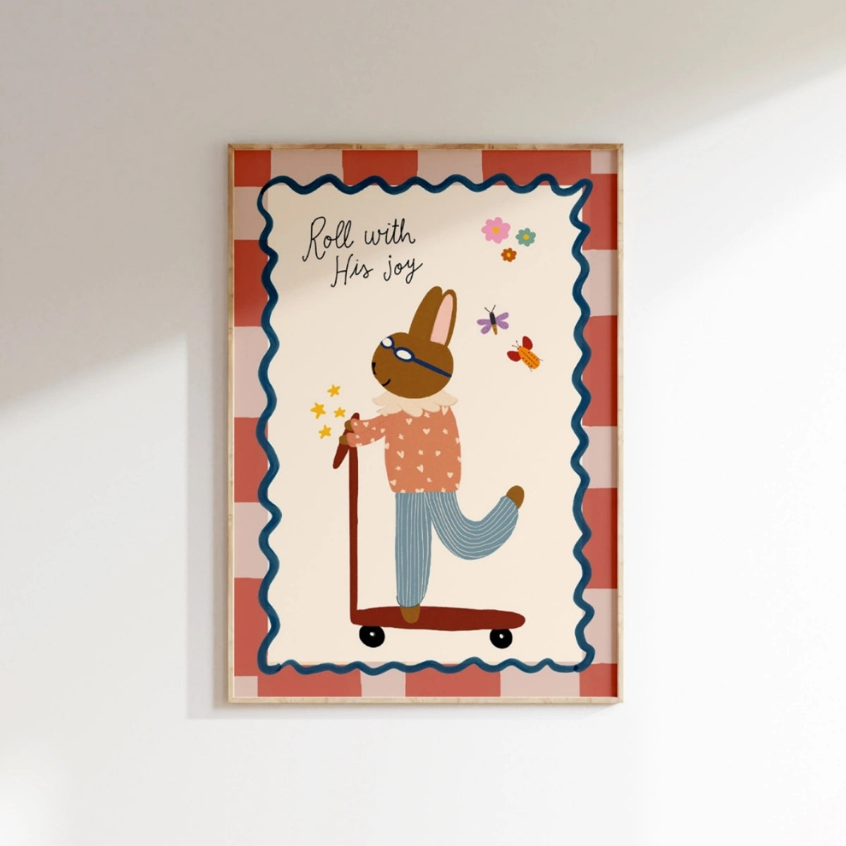 Playful Religious Nursery Print, Christian Nursery Decor
