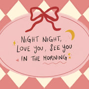 Night Night Love You – Nursery & kids wall art