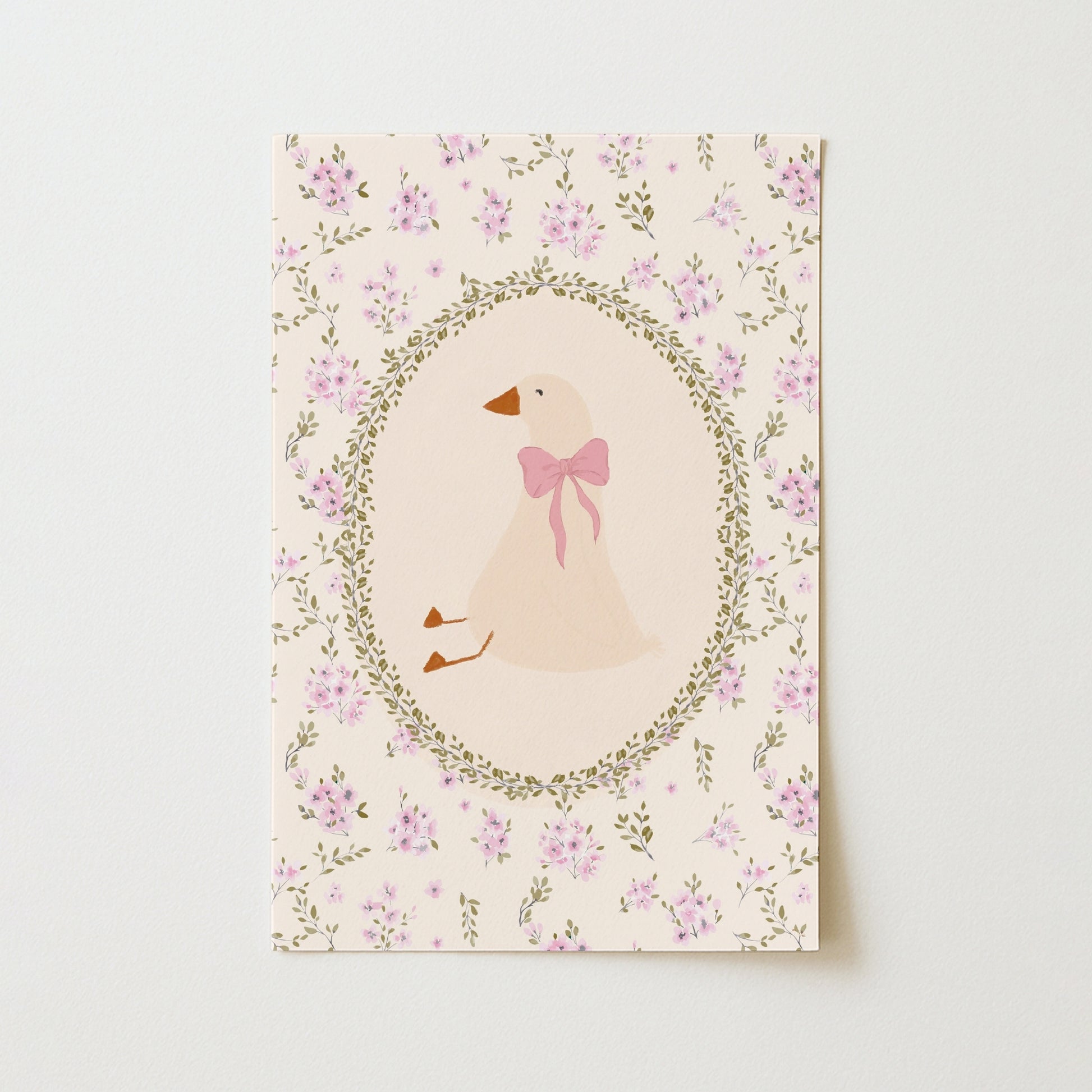 Vintage Goose Print