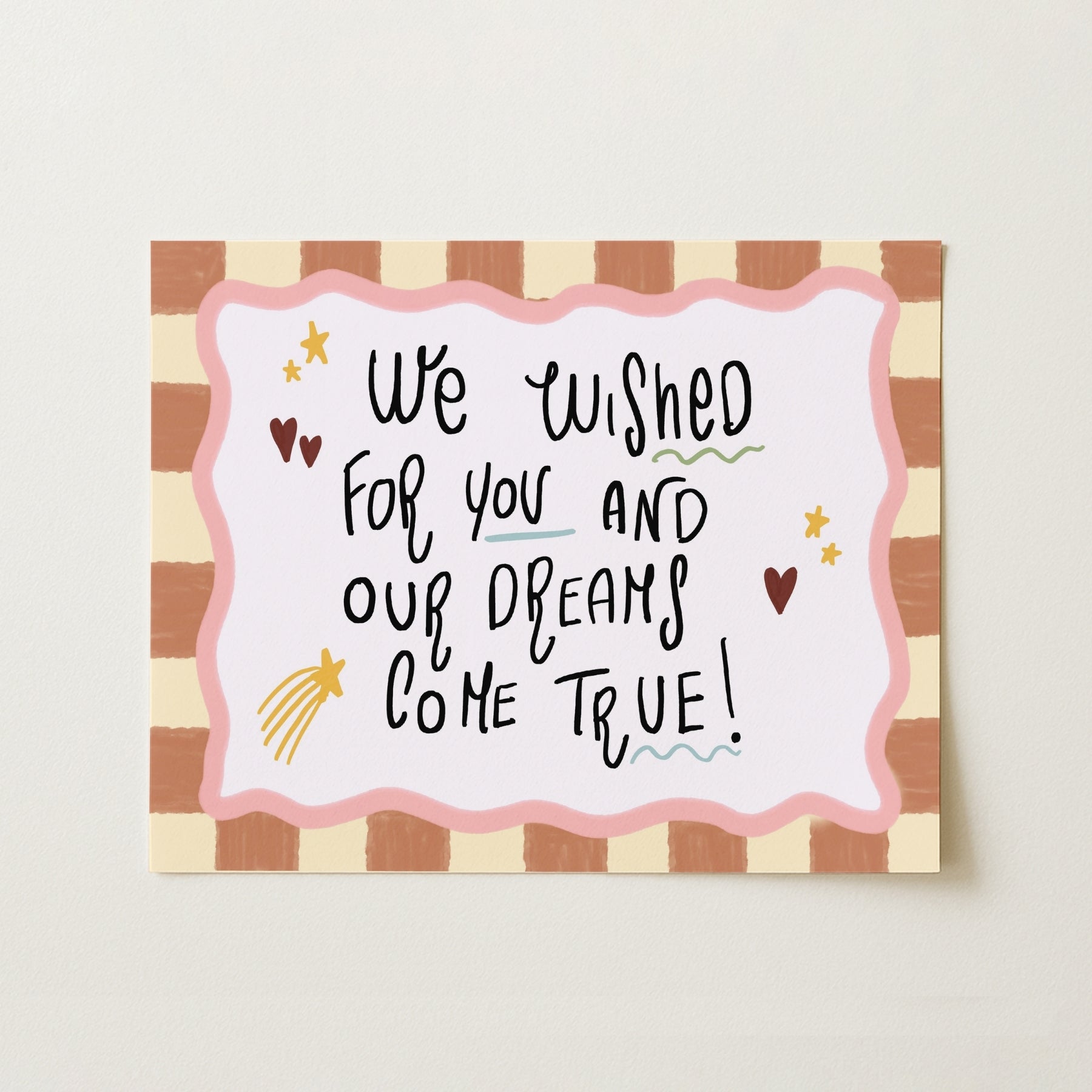 Citation murale pour bébé rêveur