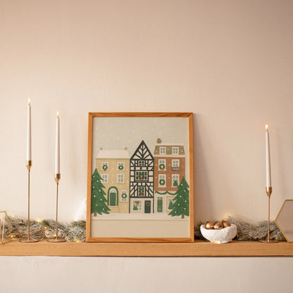 Christmas Village Wall Art