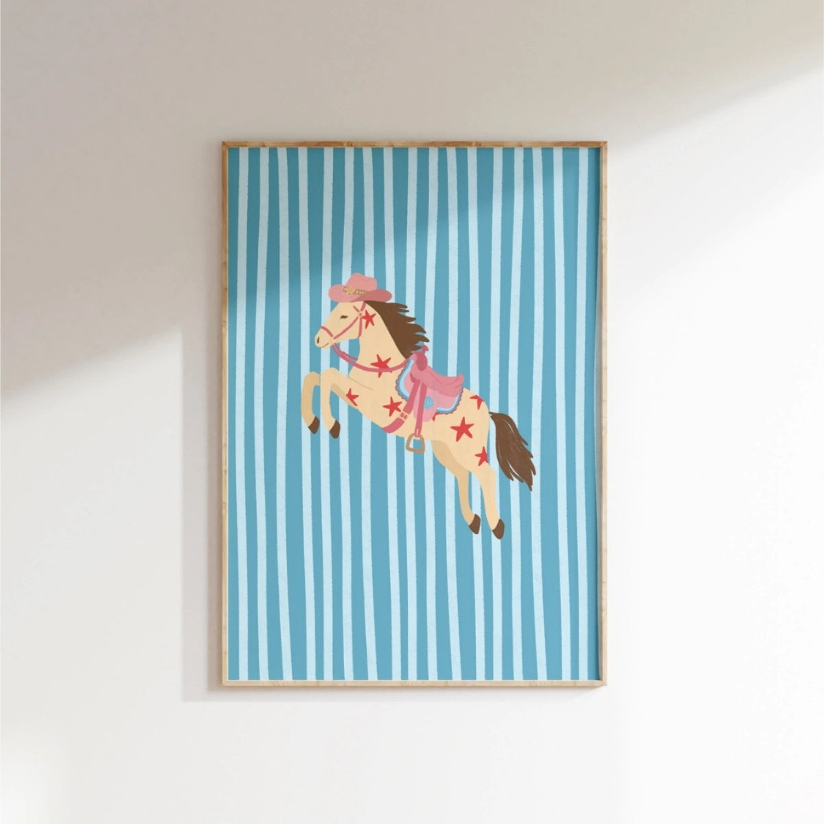 Arte murale di pony rodeo