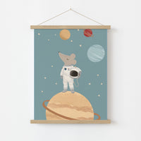 Mouse Astronaut Print