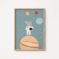 Mouse Astronaut Print