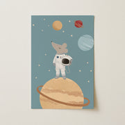 Mouse Astronaut – Nursery & kids wall art