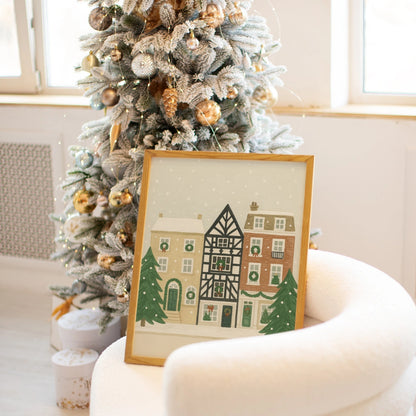 Christmas Village Wall Art