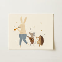 Retro Musical Nursery Decor