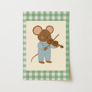 Mouse Playing Violin – Nursery & kids wall art