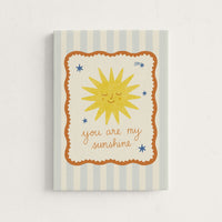 You Are My Sunshine Nursery Canvas Print