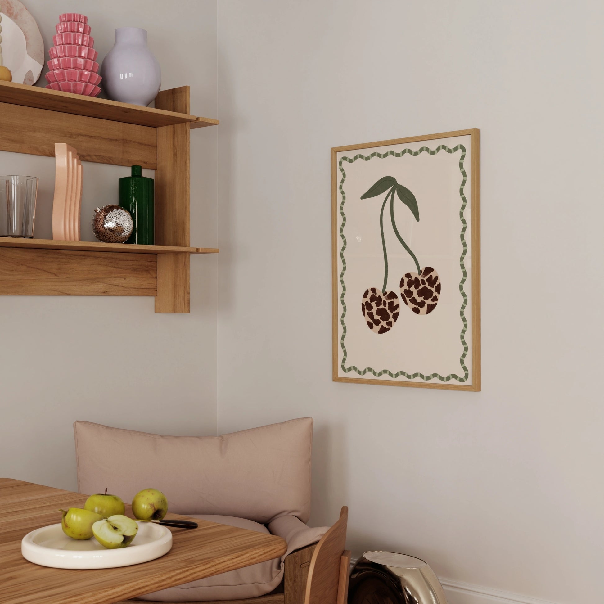 Leopard Print Fruit Poster