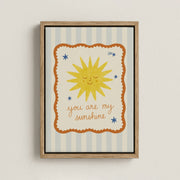 Vintage Sun – Nursery & Kids Canvas Wall Art