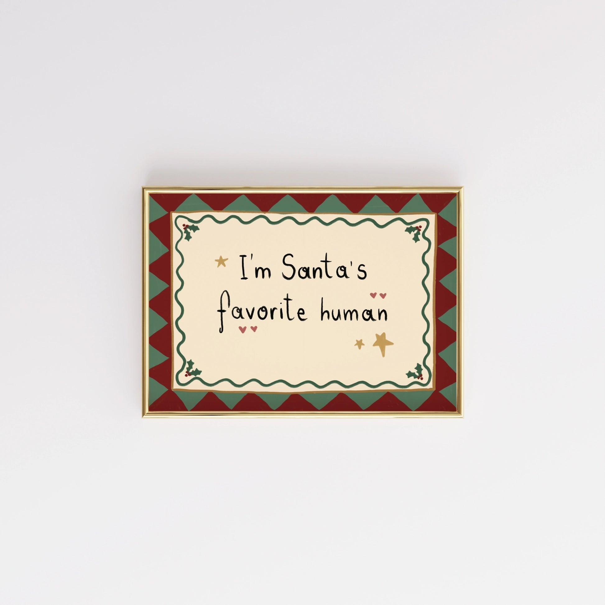 Hand-Drawn Folk Holiday Decor