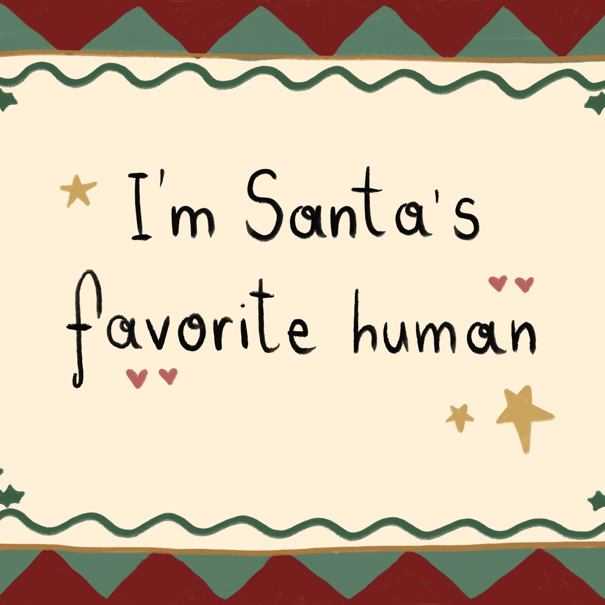 Hand-Drawn Folk Holiday Decor