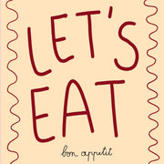 Let’s Eat - Poster da cucina