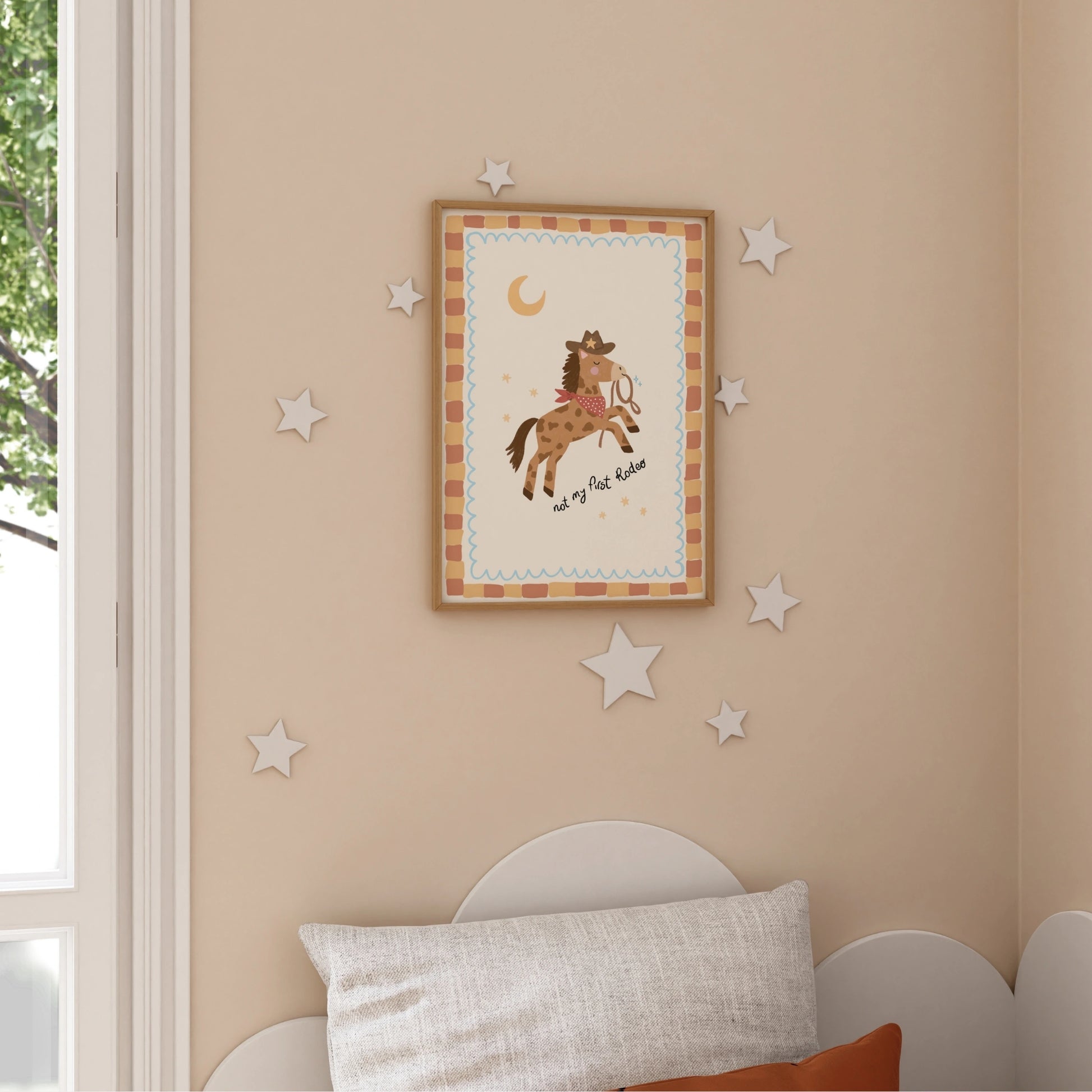 Cowboy Horse Nursery Print