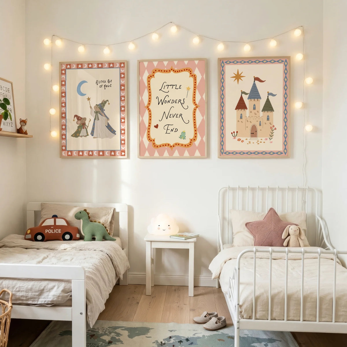 Magical Nursery – Sett med 16 digitale plakater til utskrift